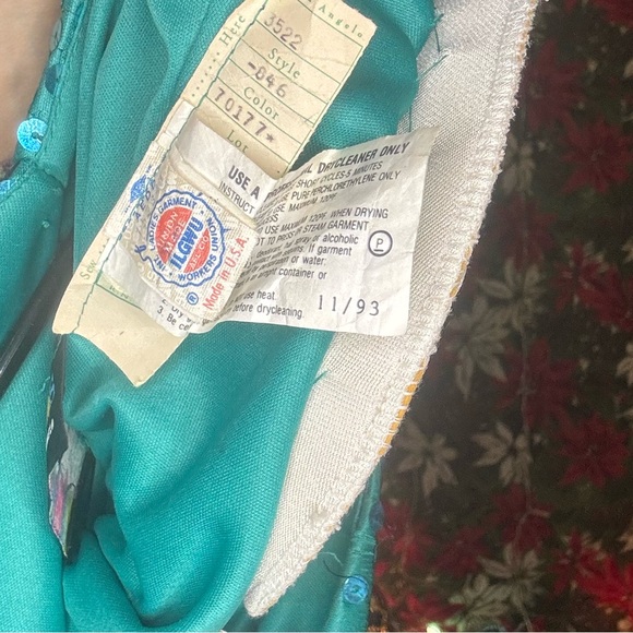 VTG RARE Flirtations by Alfred Angelo Sequin Mini - Picture 4 of 5